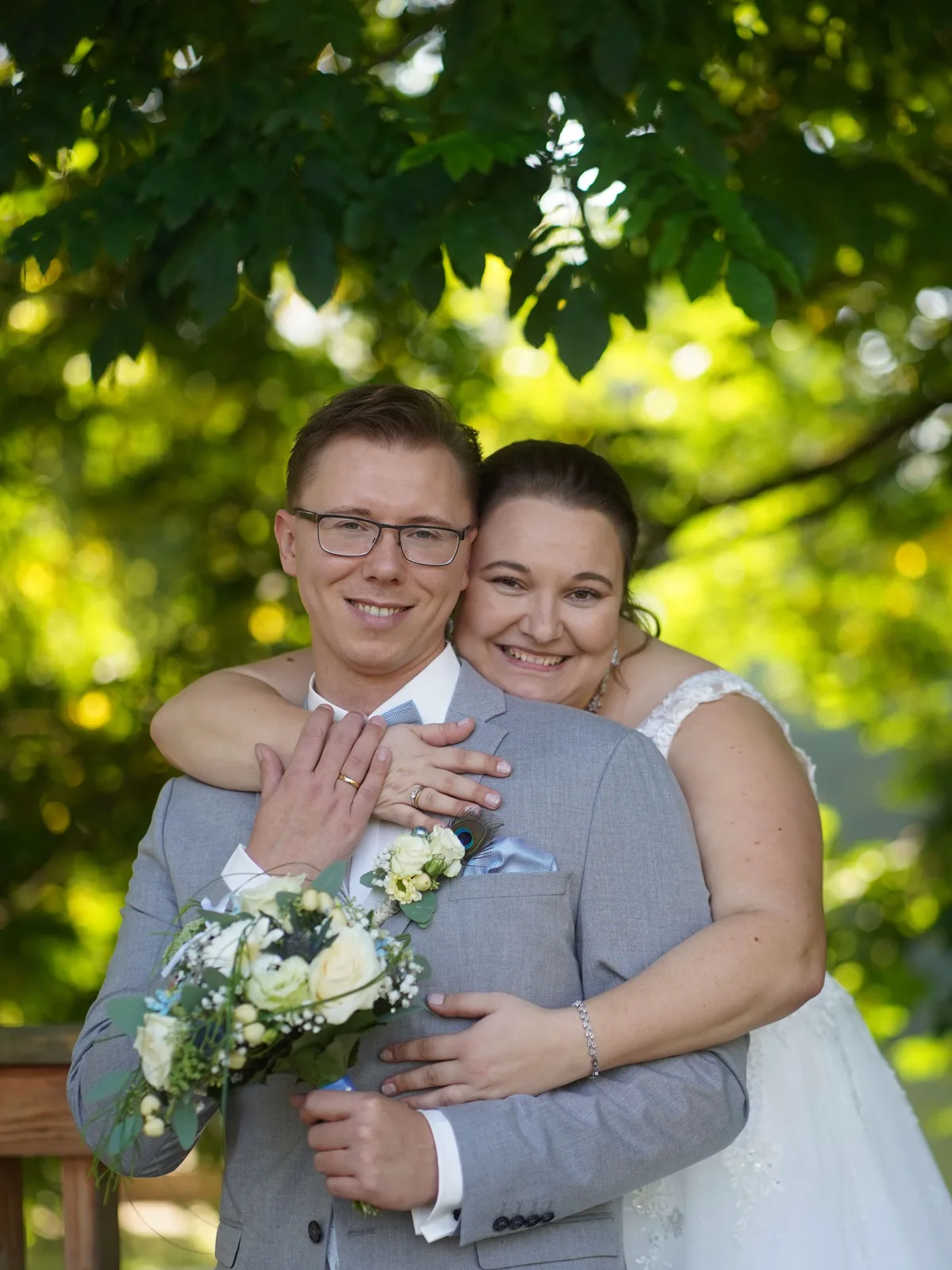 Liebevolle Details einer Hochzeit